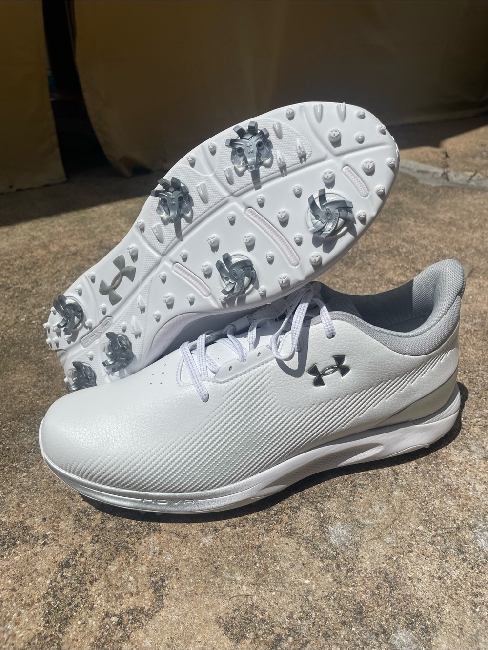 Under Armour Drive Fade UA White Men’s Golf Shoes
